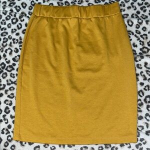 Sunny Leigh Mustard Pencil Skirt